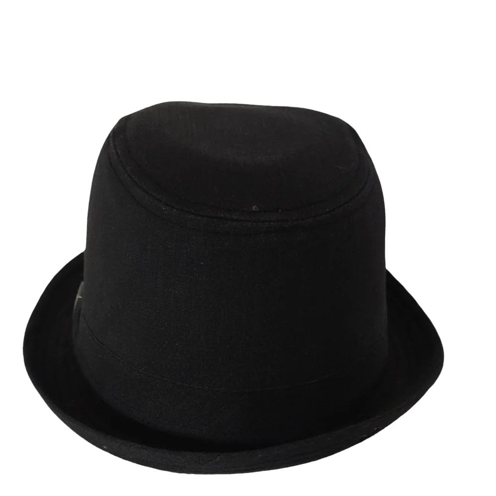 Peter Grimm black fedora Hat 100% Cotton Size S/M